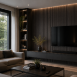Acoustic Wood Panel Dark Grey - Image 6