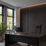 Acoustic Wood Panel Dark Grey - Image 5