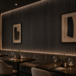 Acoustic Wood Panel Dark Grey - Image 2