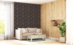 Hexagon Smoke Walnut - Image 2