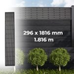Fence Aluminum Decor - Black (GF111)