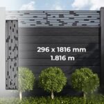 Fence Aluminum Decor - Dark Grey (GF111)