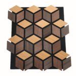 Hexagon 3D - Walnut