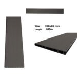 Fence Board (Flat) - Dark Grey - Image 2