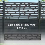 Fence Aluminum Decor - Dark Grey (GF109)