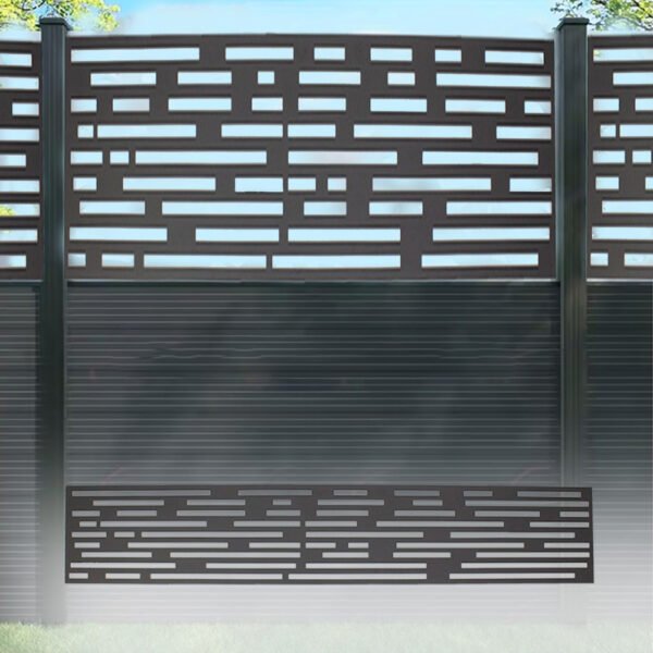Fence Aluminum Decor - Dark Grey (GF107)