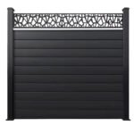 Fence Aluminum Decor - Black (GF104)
