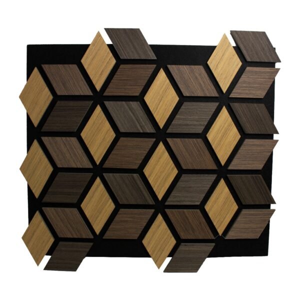 Hexagon 3D - Walnut