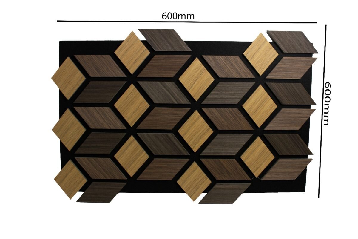 Hexagon 3D - Walnut - Image 2