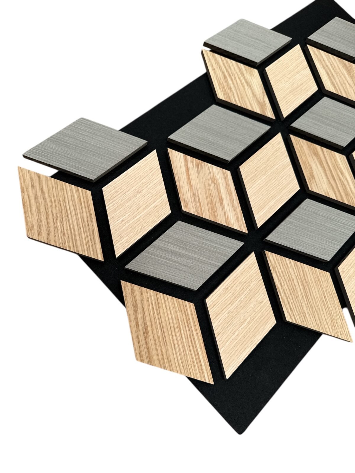 Hexagon 3D - Grey Oak - Image 2