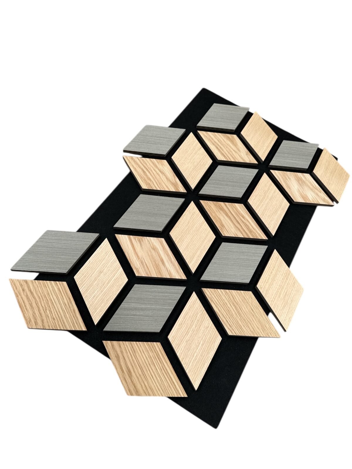 Hexagon 3D - Grey Oak - Image 3