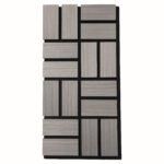 Geometry Square- Grey Oak