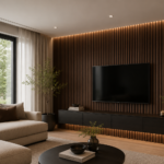 Acoustic Wood Panel Dark Brown Oak - Image 3