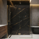 Gold Black Marble Shower Panel - Image 3
