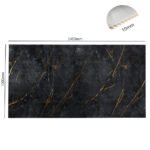 Gold Black Marble Shower Panel - Image 2