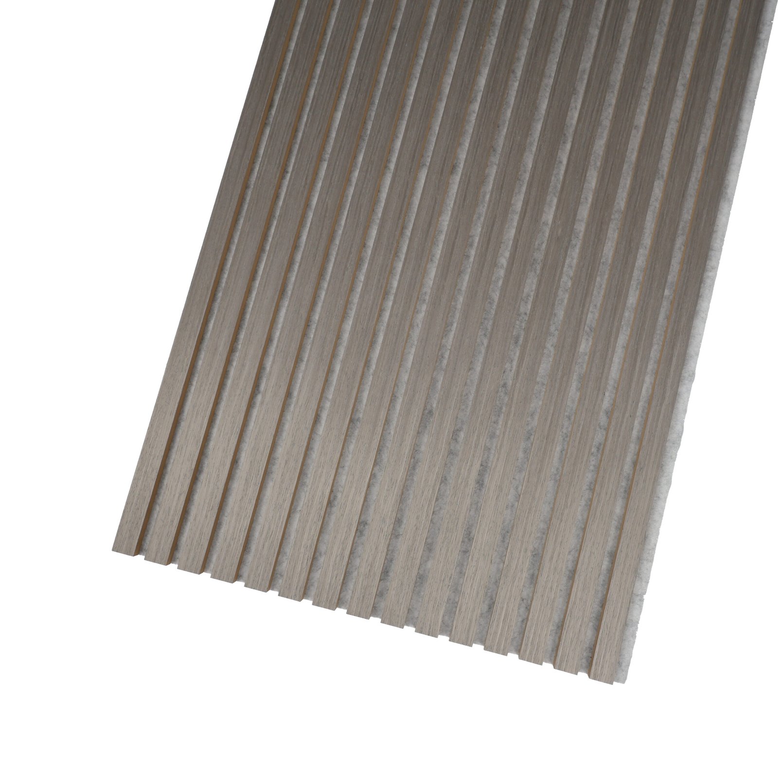 grey white pet Acoustic Wood Panel White Pet Grey Oak - Image 1