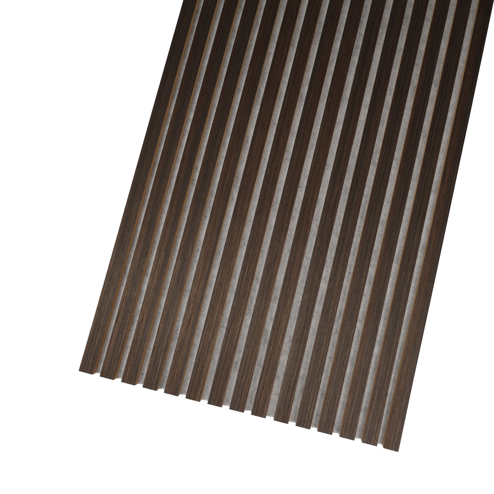 smoke oak white pet Acoustic Wood Panel White Pet Smoke Oak - Image 1