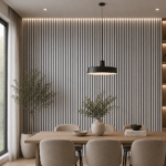 Acoustic Wood Panel White Marble - Image 3