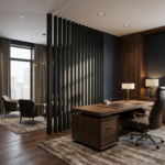 WPC Wall Partition Black - Image 3
