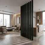 WPC Wall Partition Black - Image 2
