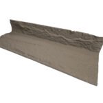 3D PU Stone Deep Grey Corner