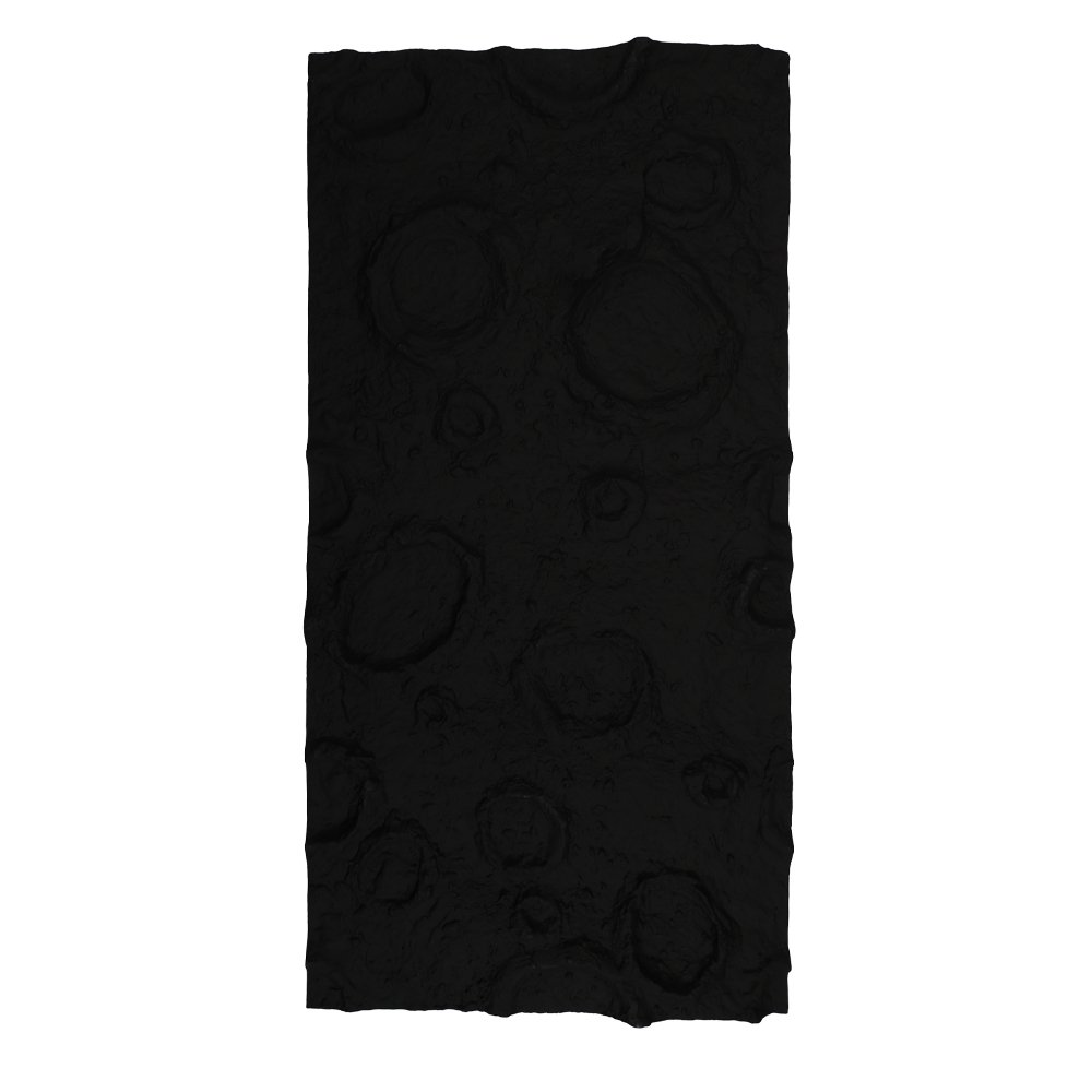 moon black 120x60x6 cm 3D PU Stone Moon Black - Image 1