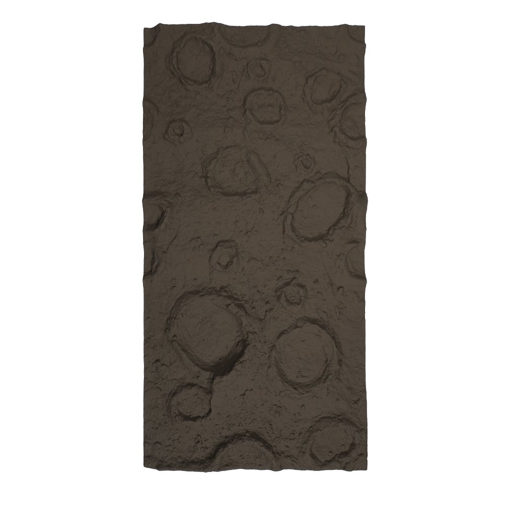 moon grey 120x60x3cm 3D PU Stone Moon Grey - Image 1