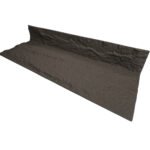 3D PU Stone Space Black Corner