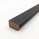 Acoustic Slat Wall End Cap Trim Black Oak
