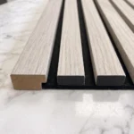 Acoustic Slat Wall End Cap Trim Grey Oak - Image 2