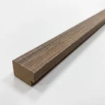 Acoustic Slat Wall End Cap Trim Smoke Oak